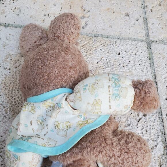 Vintage Carter's Classic Bunny Rabbit Musical Plush Crib Pull Baby Toy - Picture 7 of 8